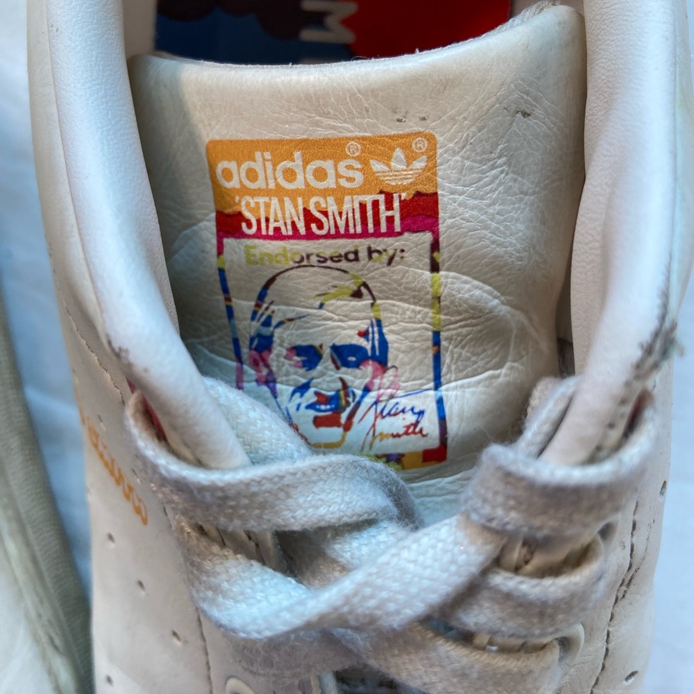 Adidas Stan Smith Sneakers Pink Women’s Size 10 - Picture 3 of 9